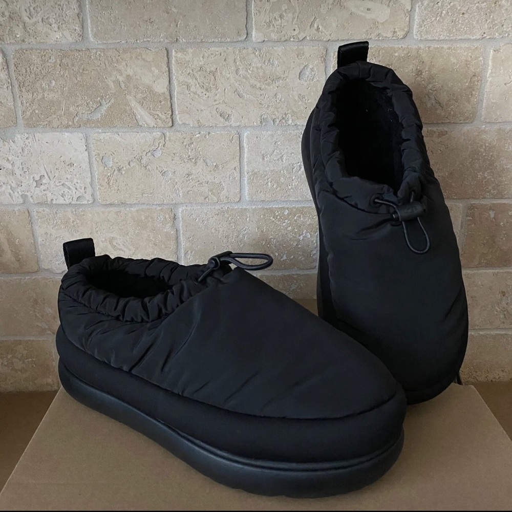 🖤🖤UGG MAXI CLOG BLACK PUFFER SLIP-ON SLIPPER SHOES SIZE US 9 WOMEN